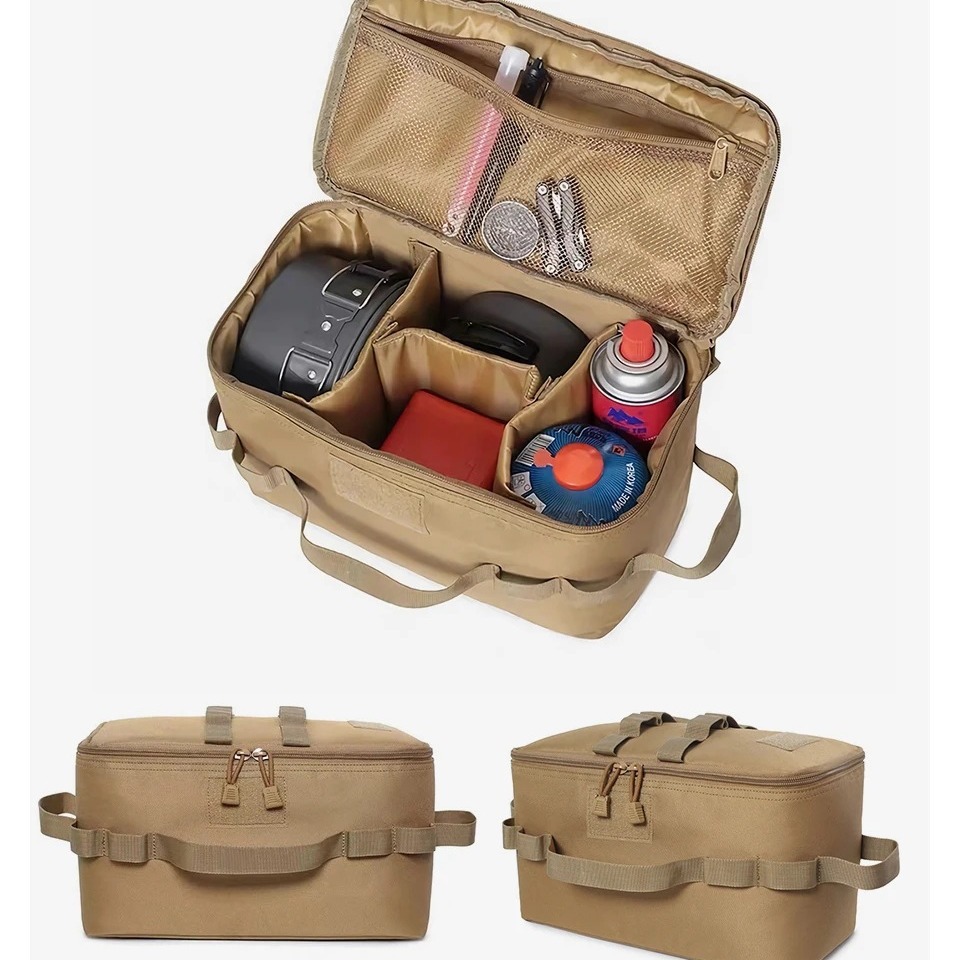 Camping Cooking Organizer - Outdoor Camping Gas Tank Storage Bag