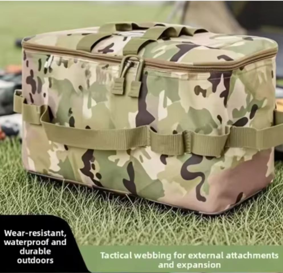 Camping Cooking Organizer - Outdoor Camping Gas Tank Storage Bag,