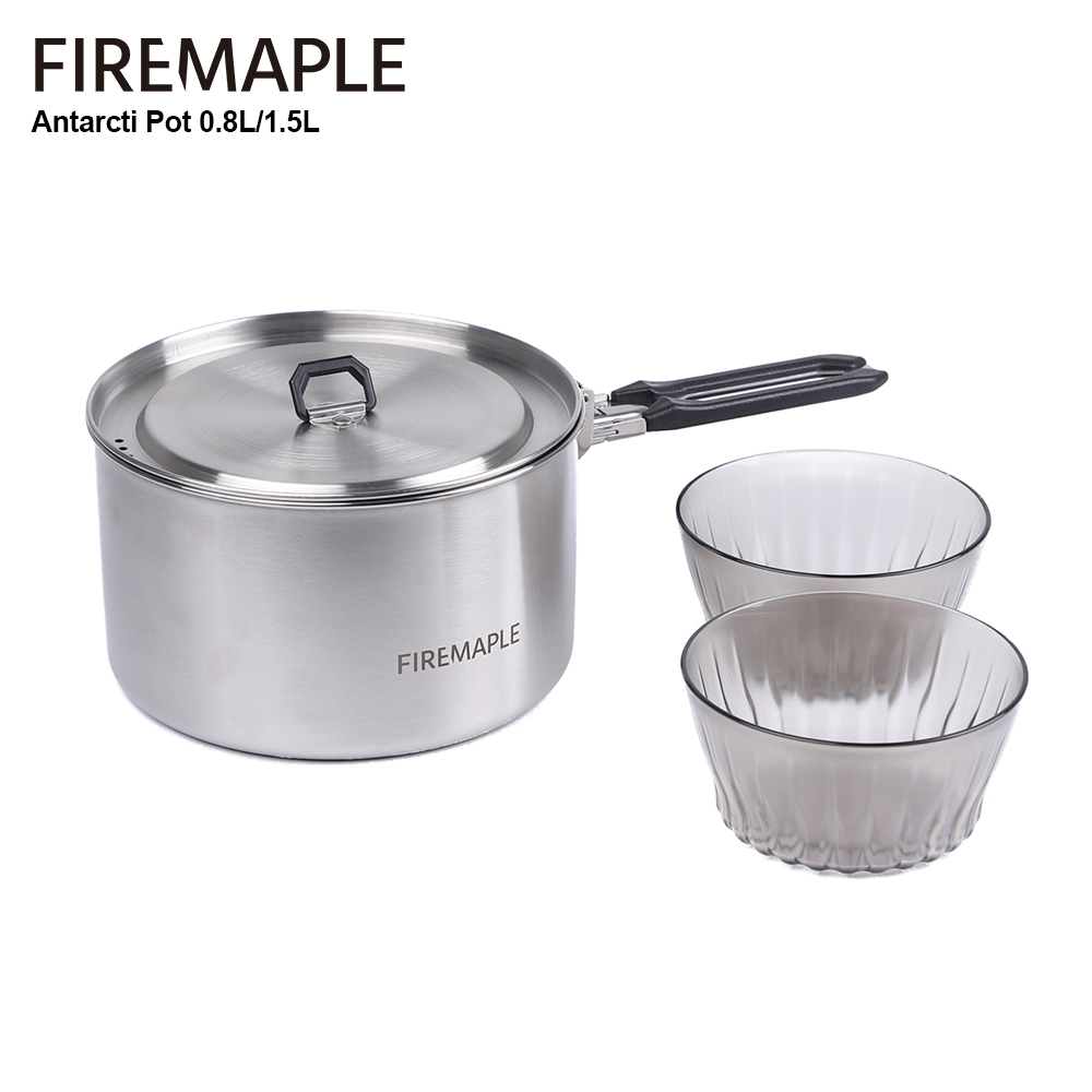 Camping Cooking Set Compact - Lửa Phong Cắm Trại Nồi Đi