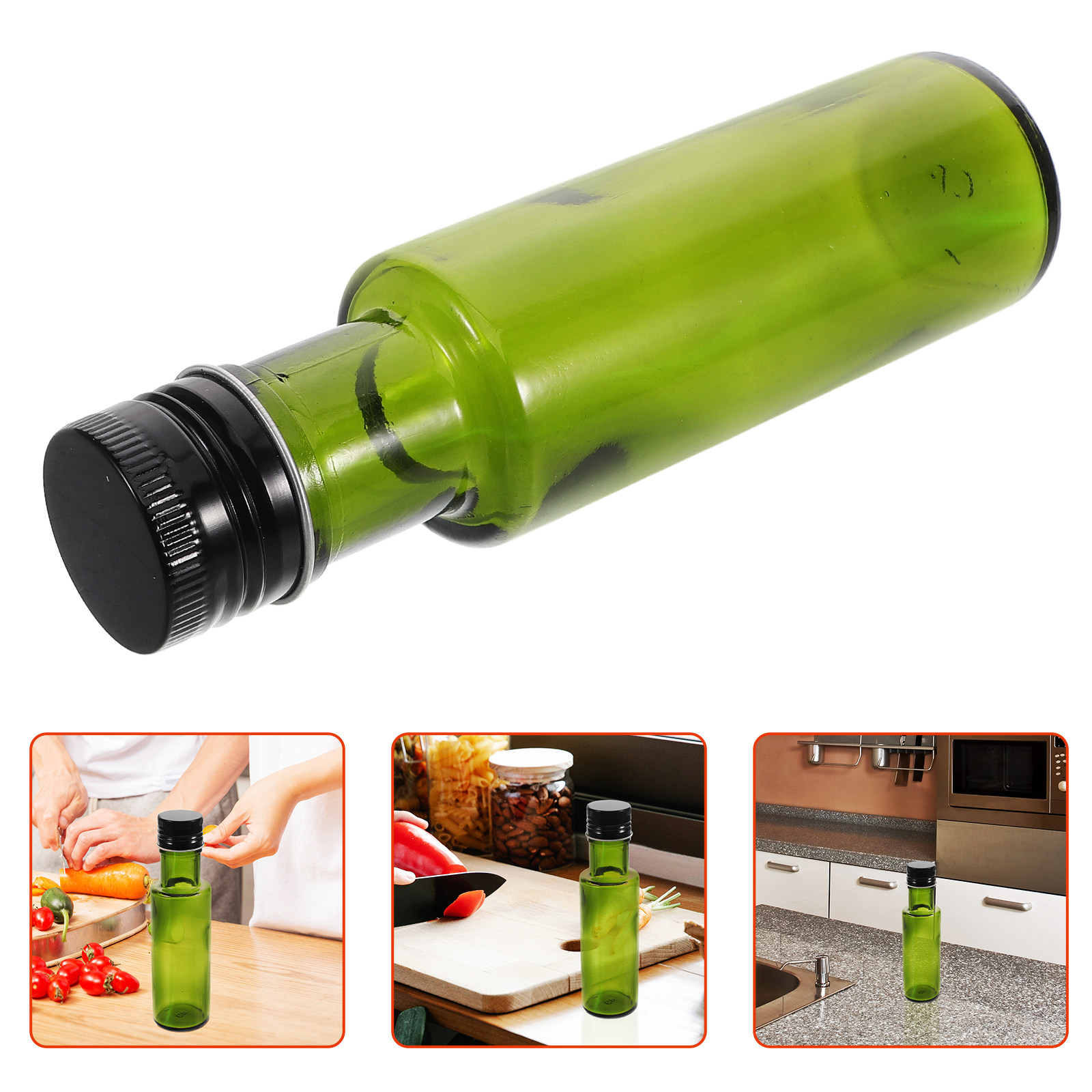 Camping Cooking Oil Container - Mini Glass Olive Oil Bottle Sealed