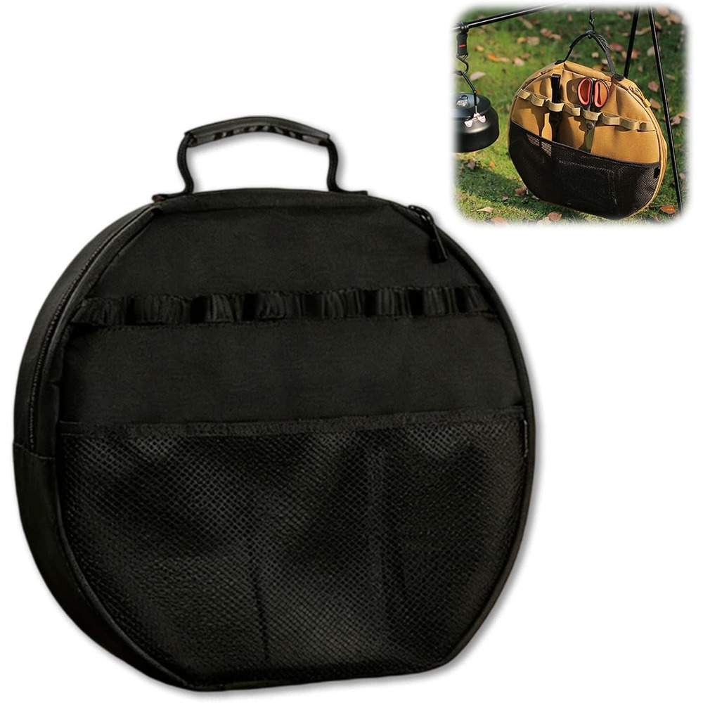 Camping Cooking Organizer - Grill Pan Storage Bag, Portable Pouch