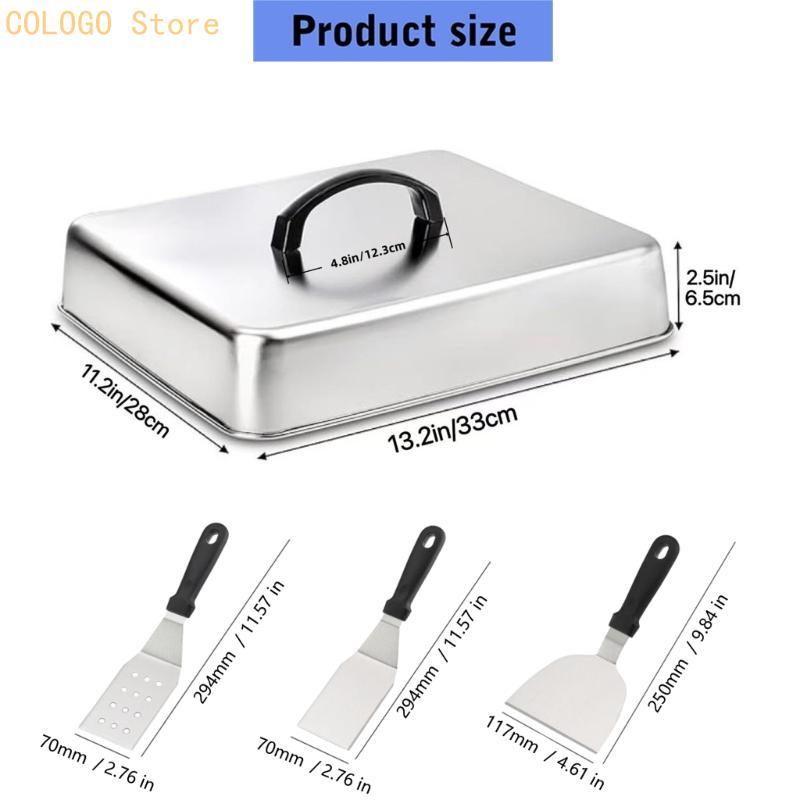 Nắp đậy thực phẩm hình vuông đ - đánh giá và giá Camping Cooking Flat Top