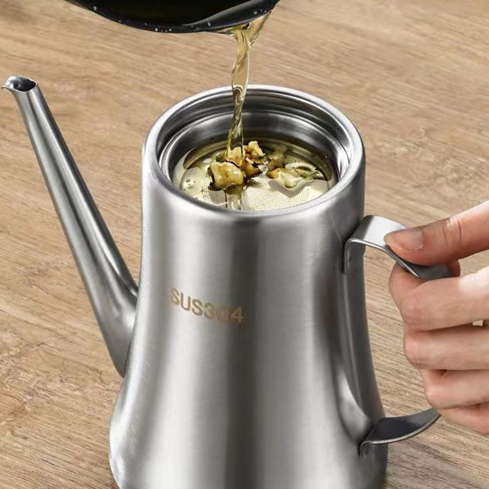 Stainless Steel Oil Dispenser  - đánh giá và giá Camping Cooking Oil Container
