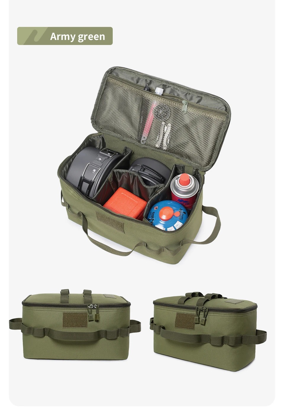 Outdoor Camping Gas Tank Stora - đánh giá và giá Camping Cooking Organizer
