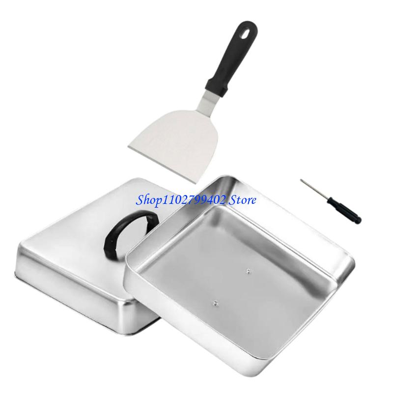 Nắp nấu hình vuông 547F dành c - đánh giá và giá Camping Cooking Flat Top