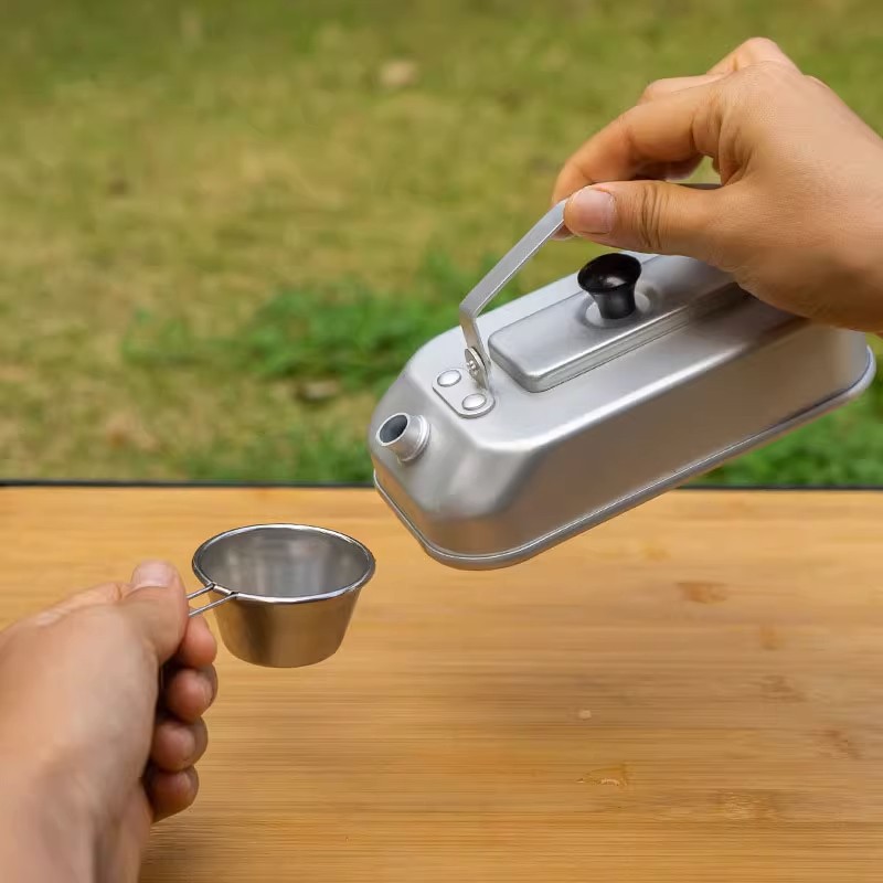 Ultralight Portable Picnic Cam - đánh giá và giá Camping Cooking Pot Stainless Steel