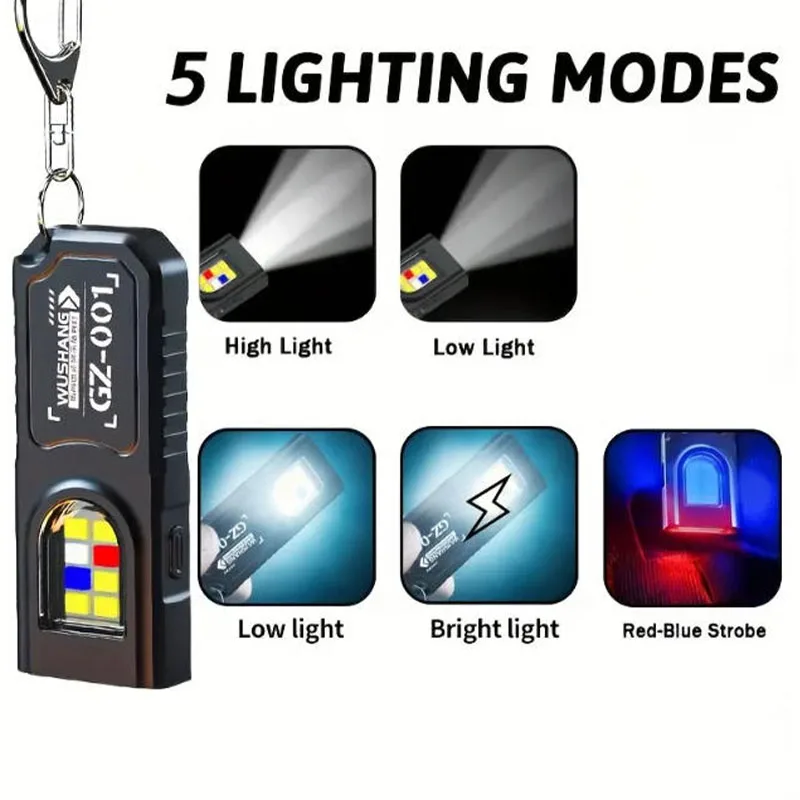 Powerful Mini COB LED Keychain - đánh giá và giá Camping Cooking Fish
