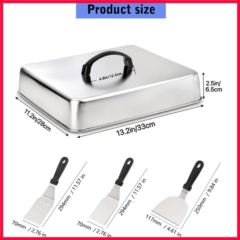 Nắp vuông XX9B có tay cầm trên - đánh giá và giá Camping Cooking Flat Top
