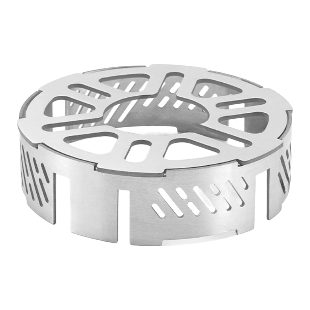 Stainless Steel Windproof Ring - đánh giá và giá Camping Cooking Ring