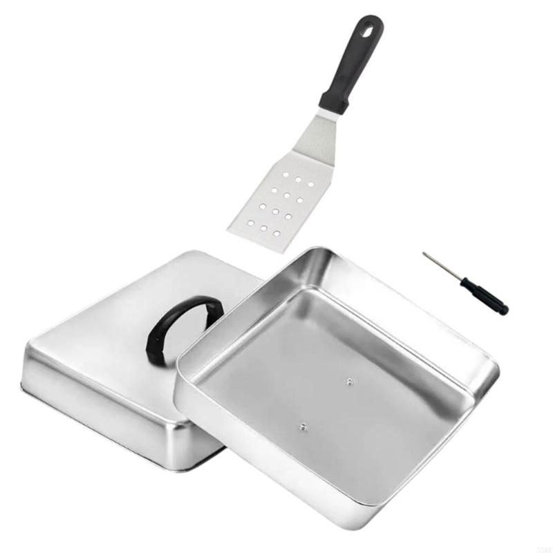 Nắp trên phẳng có dạng vuông đ - đánh giá và giá Camping Cooking Flat Top