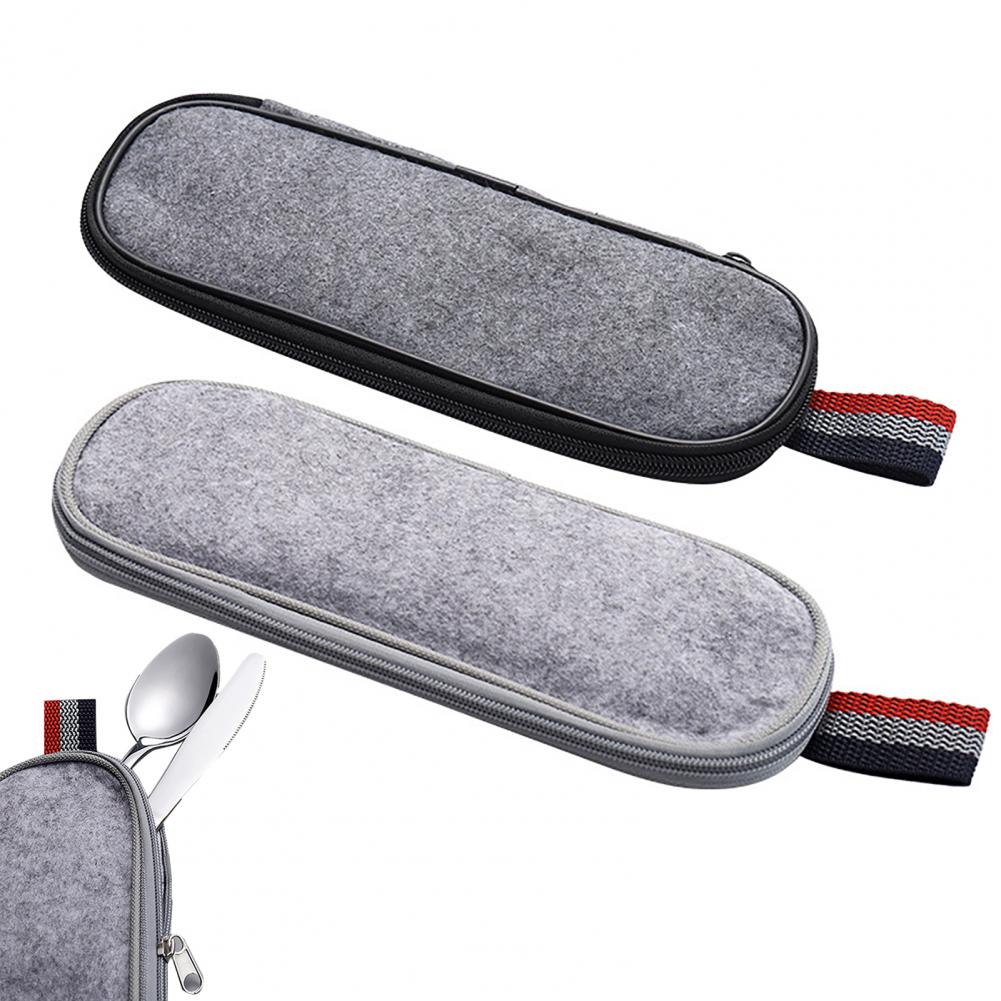 Travel Cutlery Pouch Felt Uten - đánh giá và giá Camping Cooking Set Compact