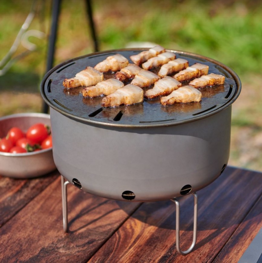 Outdoor Titanium Portable Flat - đánh giá và giá Camping Cooking Flat Top