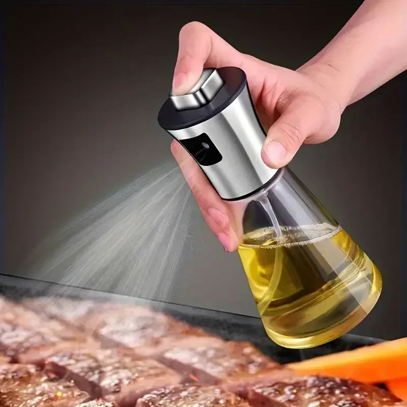 1Pc Stainless Steel Oil Spray  - đánh giá và giá Camping Cooking Oil Container