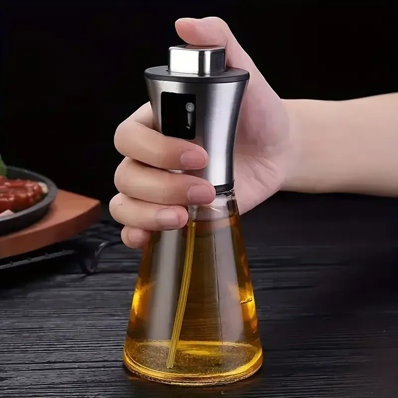 1Pc Stainless Steel Oil Spray  - đánh giá và giá Camping Cooking Oil Container