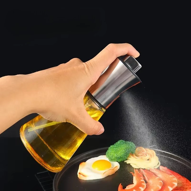 1Pc Stainless Steel Oil Spray  - đánh giá và giá Camping Cooking Oil Container