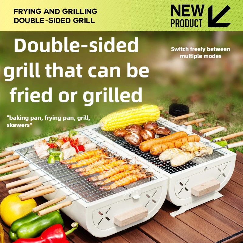 Barbecue Oven Household Grill  - đánh giá và giá Camping Cooking Appliances