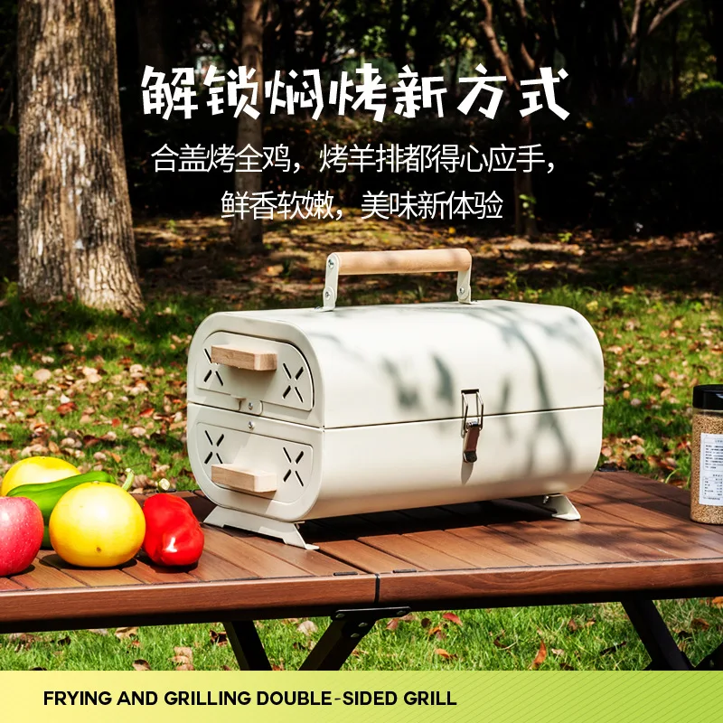 Barbecue Oven Household Grill  - đánh giá và giá Camping Cooking Appliances