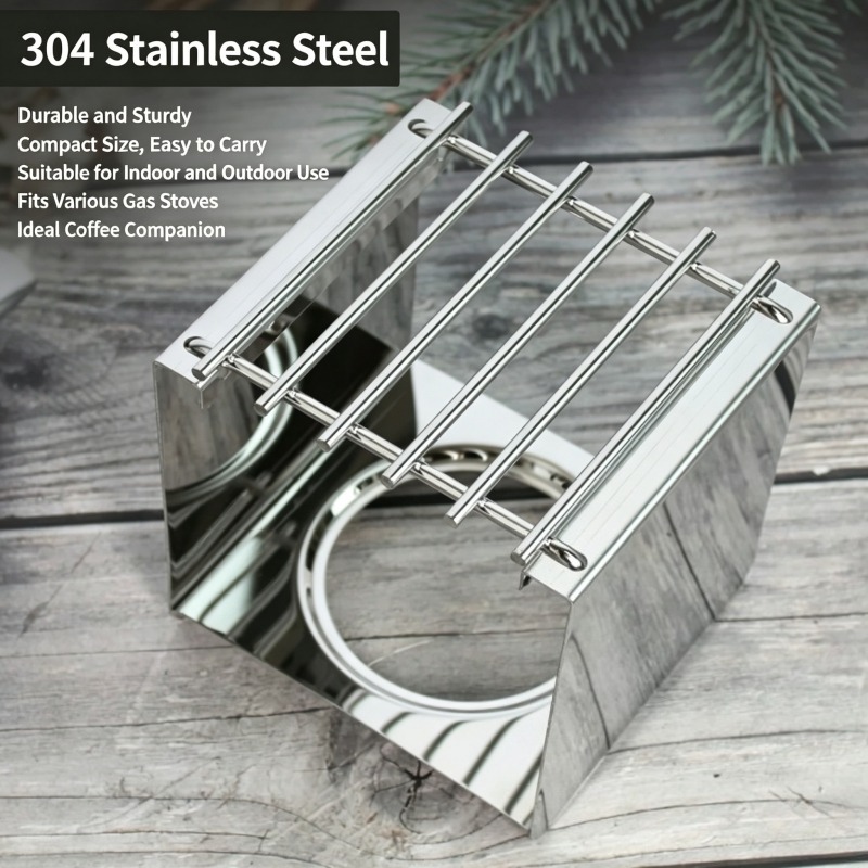 Stainless Steel Square Coffee  - đánh giá và giá Camping Cooking Appliances