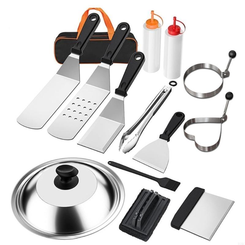 14 Chiếc Vỉ Nướng Bộ Phụ Kiện  - đánh giá và giá Camping Cooking Flat Top