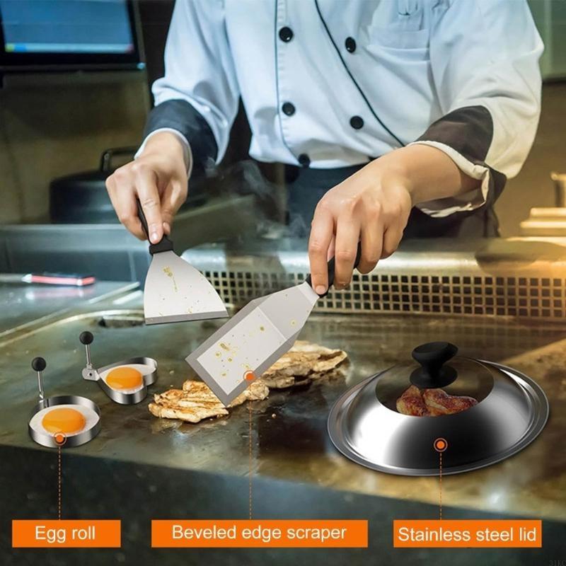 14 Chiếc Vỉ Nướng Bộ Phụ Kiện  - đánh giá và giá Camping Cooking Flat Top