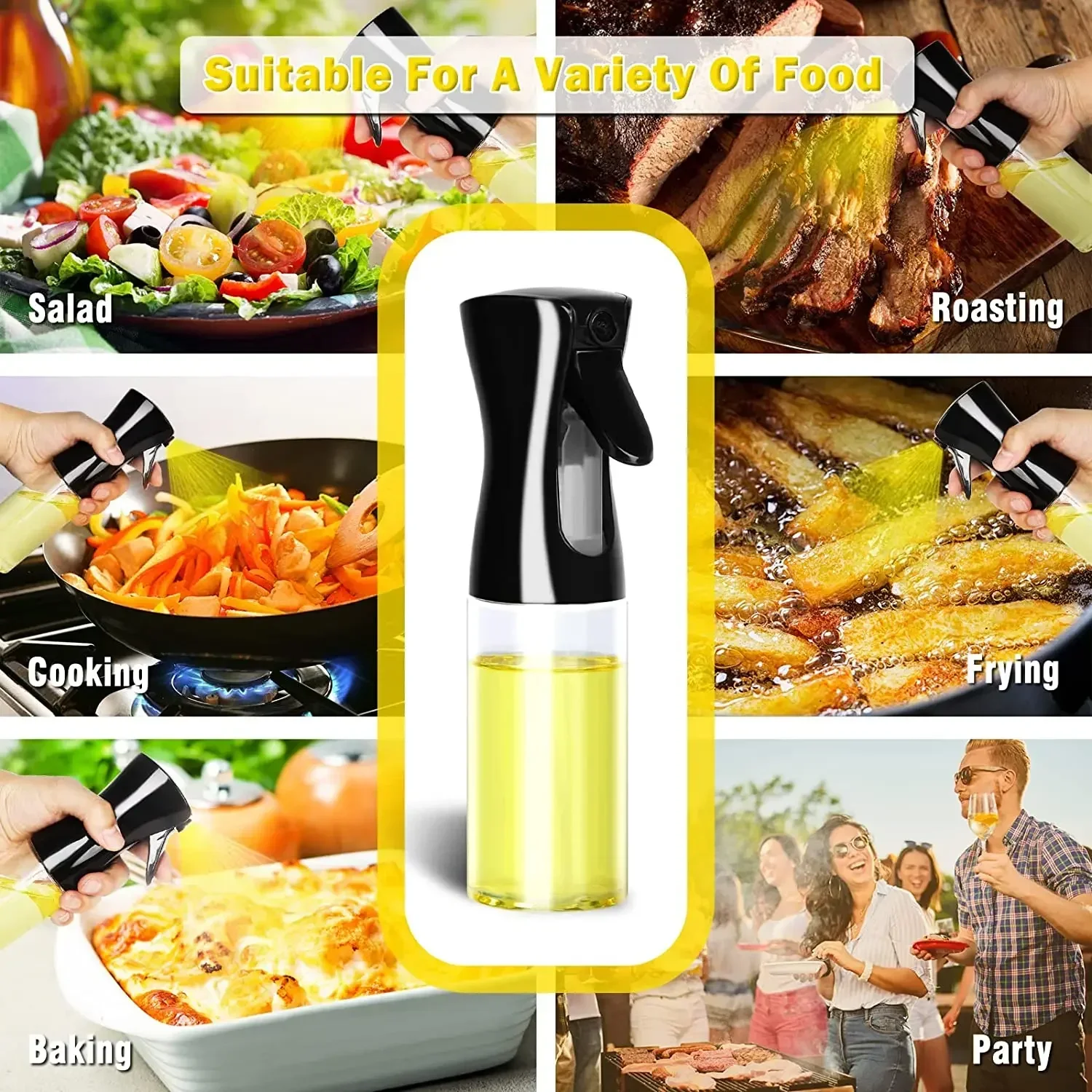 500ml Plastic Oil Spray Bottle - đánh giá và giá Camping Cooking Oil Container