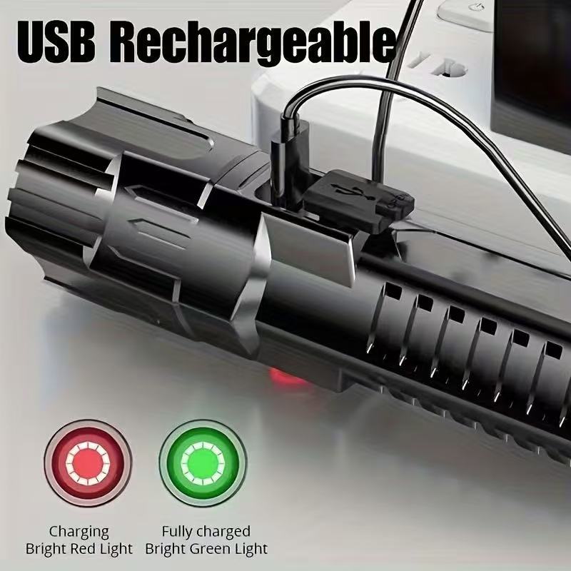 New High-power Led Flashlight  - đánh giá và giá Camping Cooking Fish