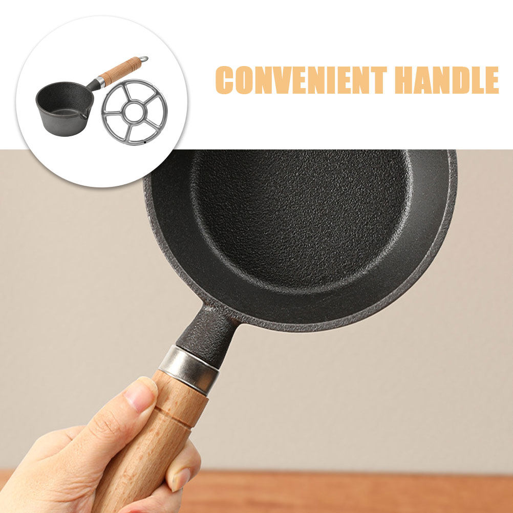 Mini Cast Iron Saucepan Style  - đánh giá và giá Camping Cooking Flat Top