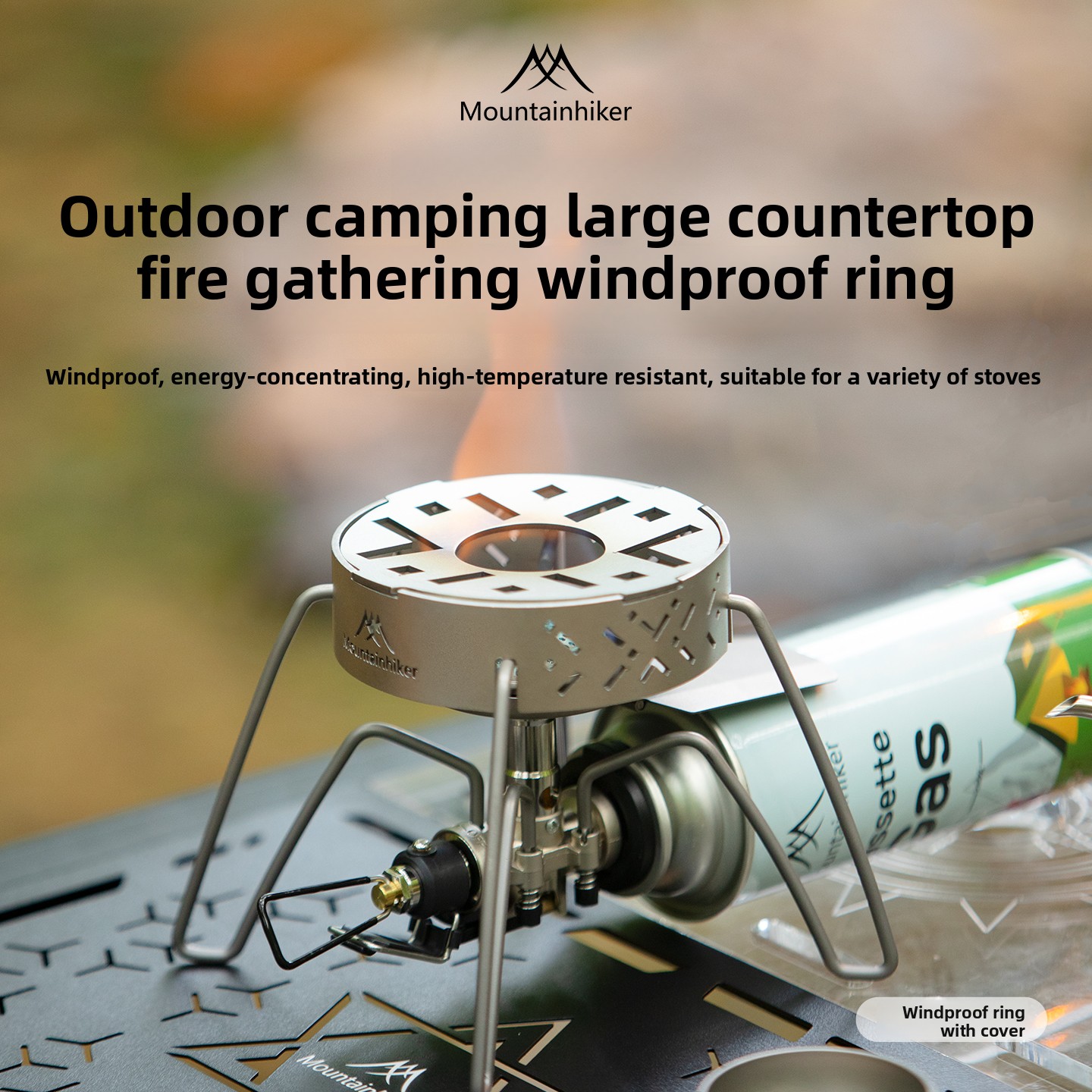 MOUNTAINHIKER Windproof ring w - đánh giá và giá Camping Cooking Ring