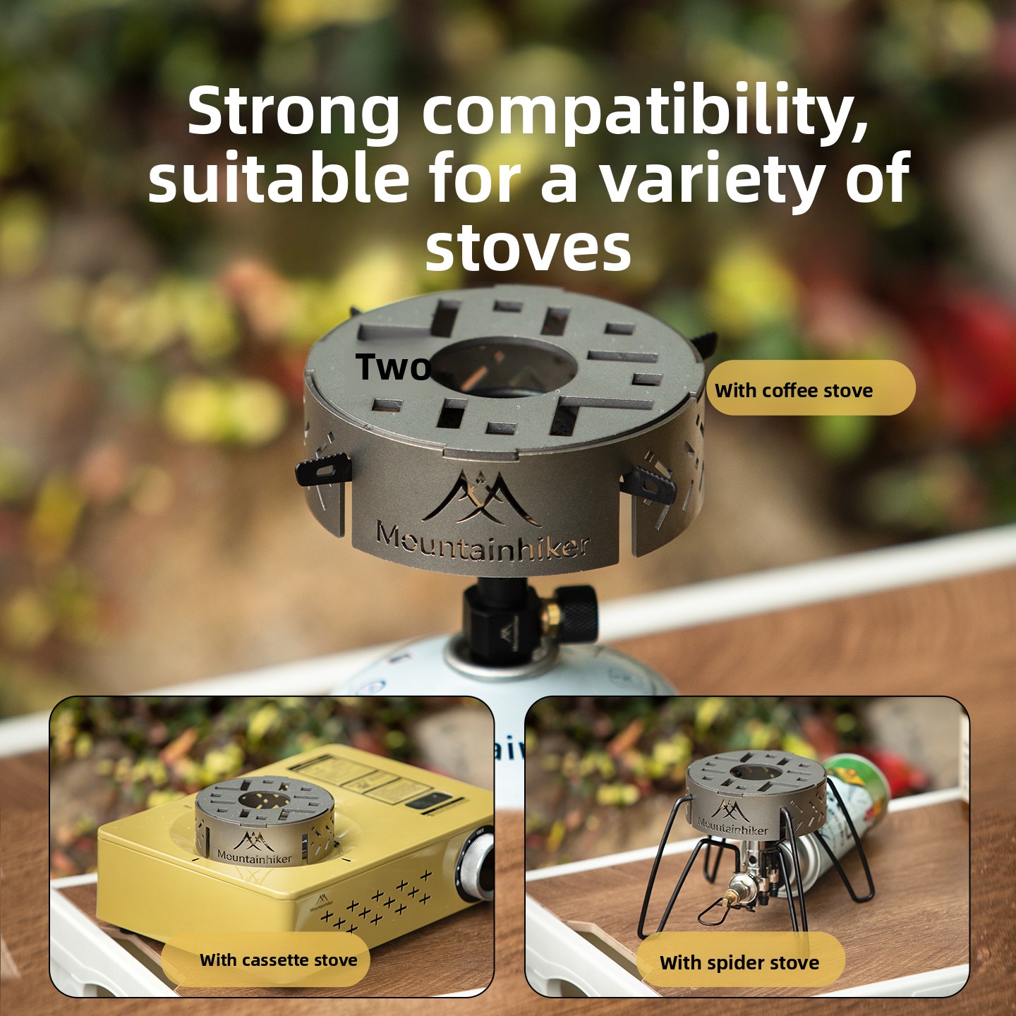 MOUNTAINHIKER Windproof ring w - đánh giá và giá Camping Cooking Ring