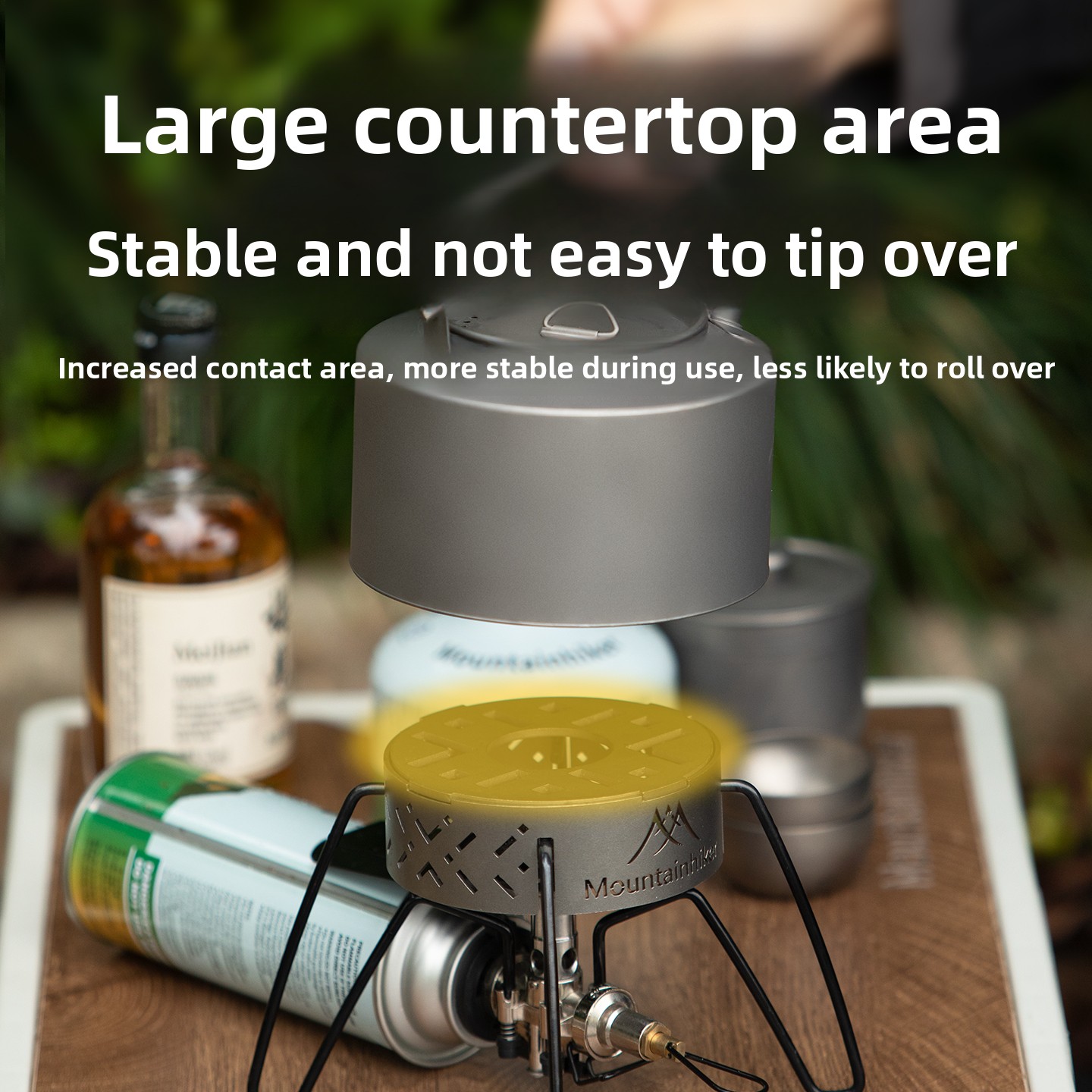 MOUNTAINHIKER Windproof ring w - đánh giá và giá Camping Cooking Ring