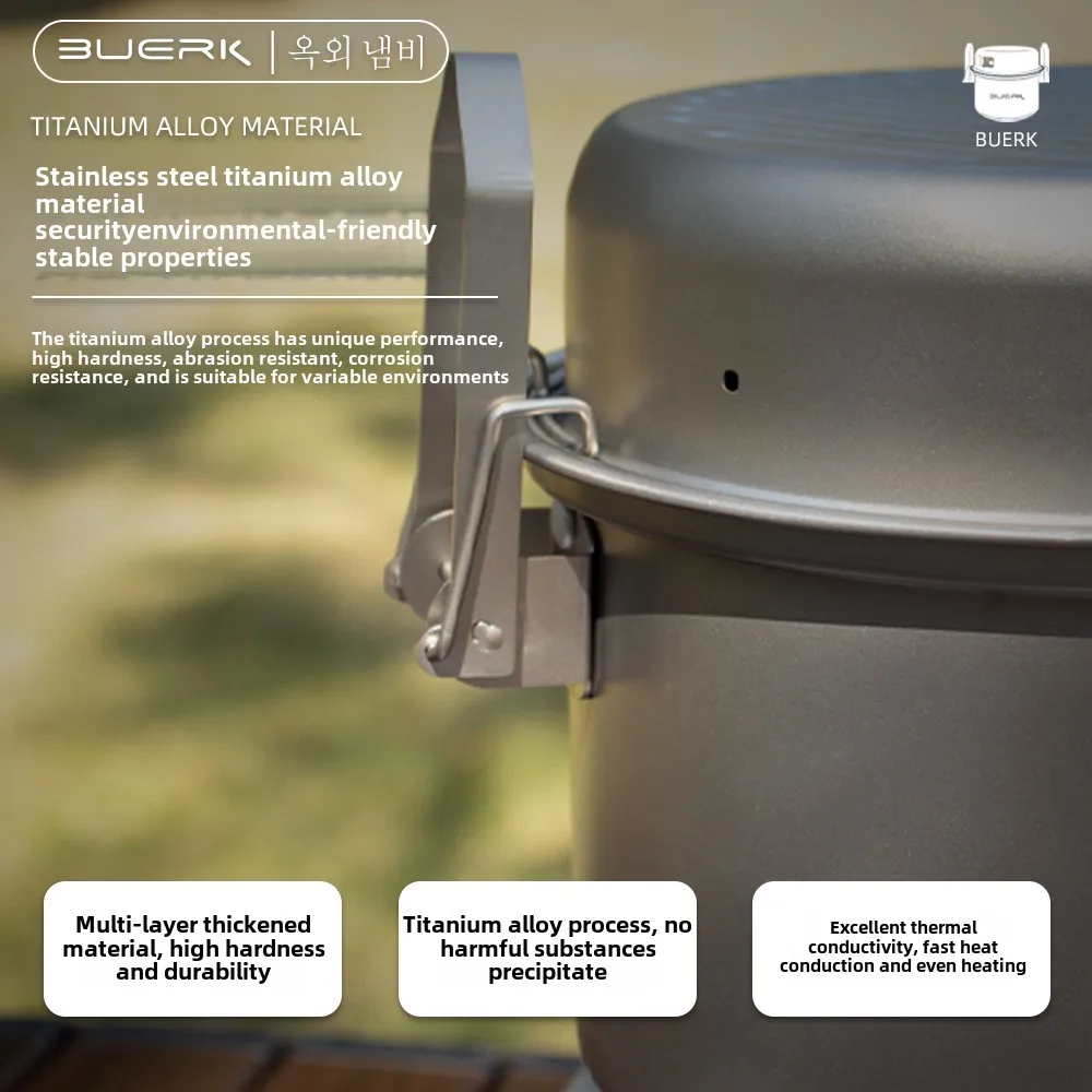 Outdoor Camping Multi Function - đánh giá và giá Camping Cooking Pot Stainless Steel