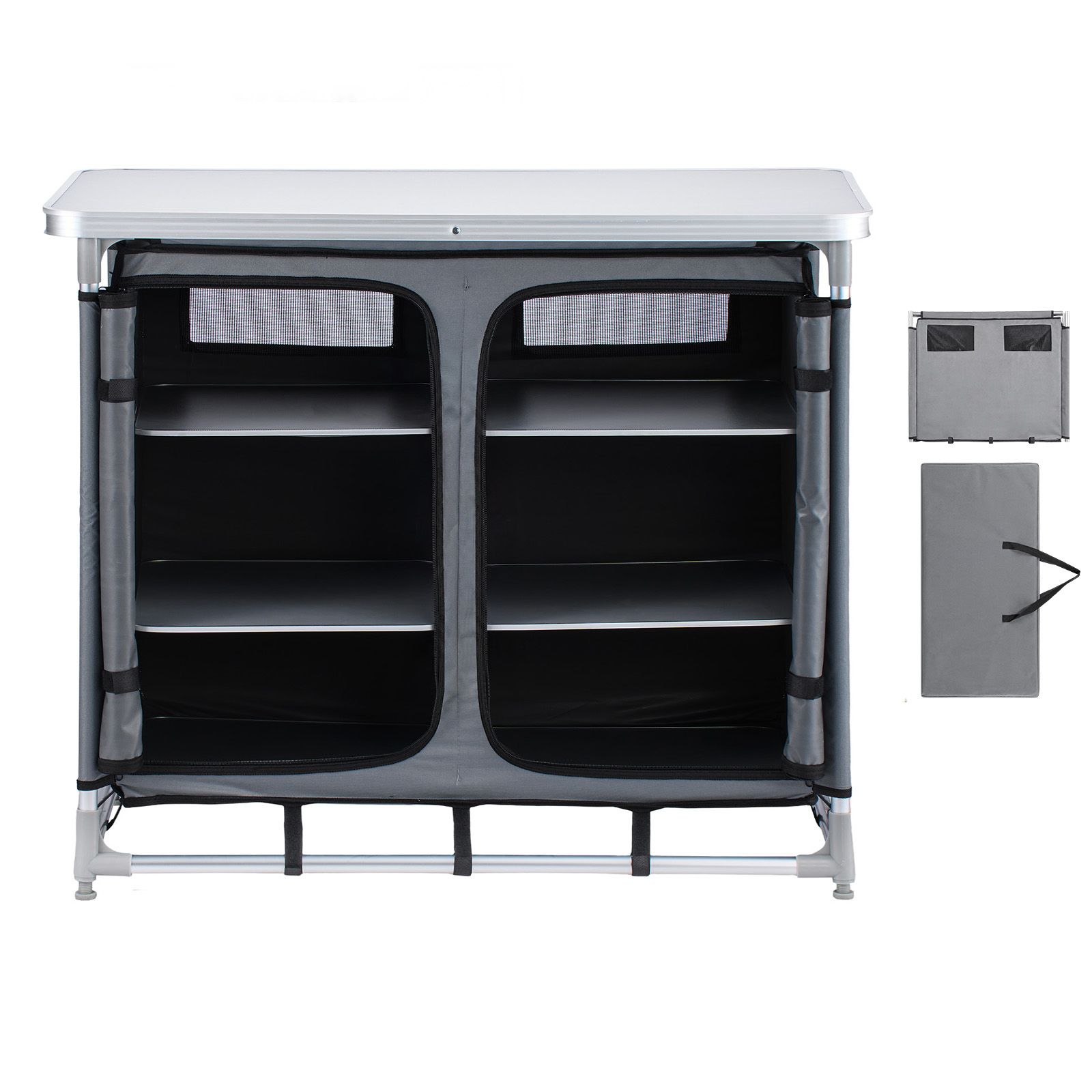 Camping Storage Cabinet, Outdo - đánh giá và giá Camping Cooking Set Compact