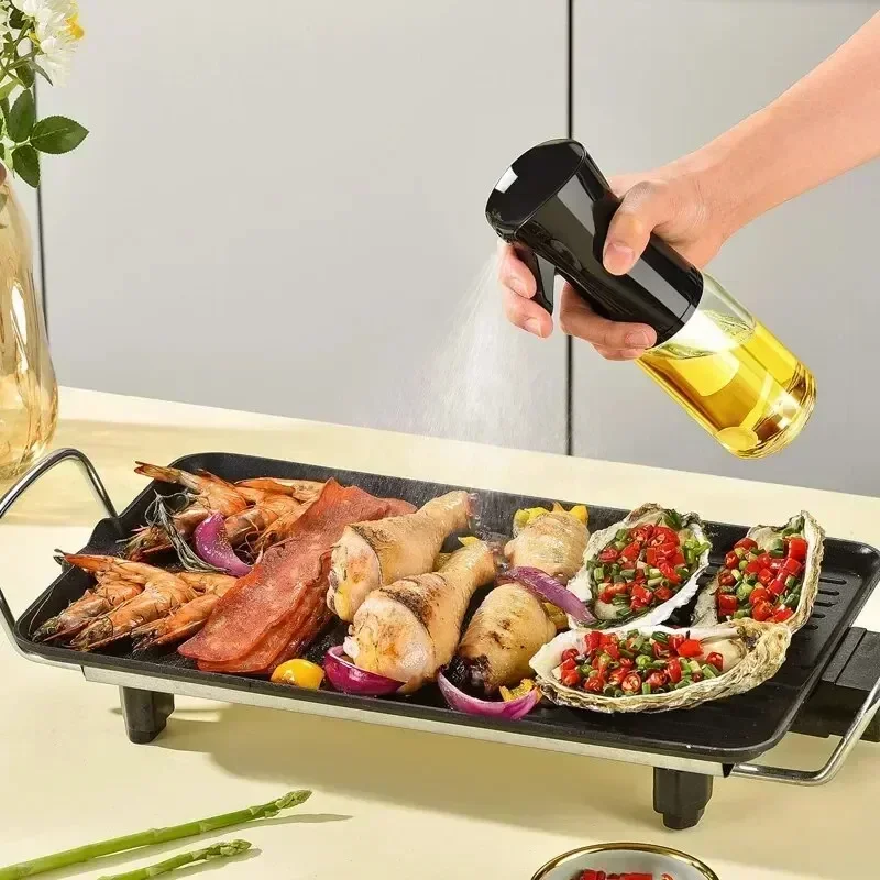 200/300/500ml Oil Spray Bottle - đánh giá và giá Camping Cooking Oil Container