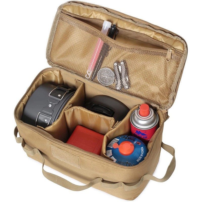 Outdoor Camping Gas Tank Stora - đánh giá và giá Camping Cooking Organizer