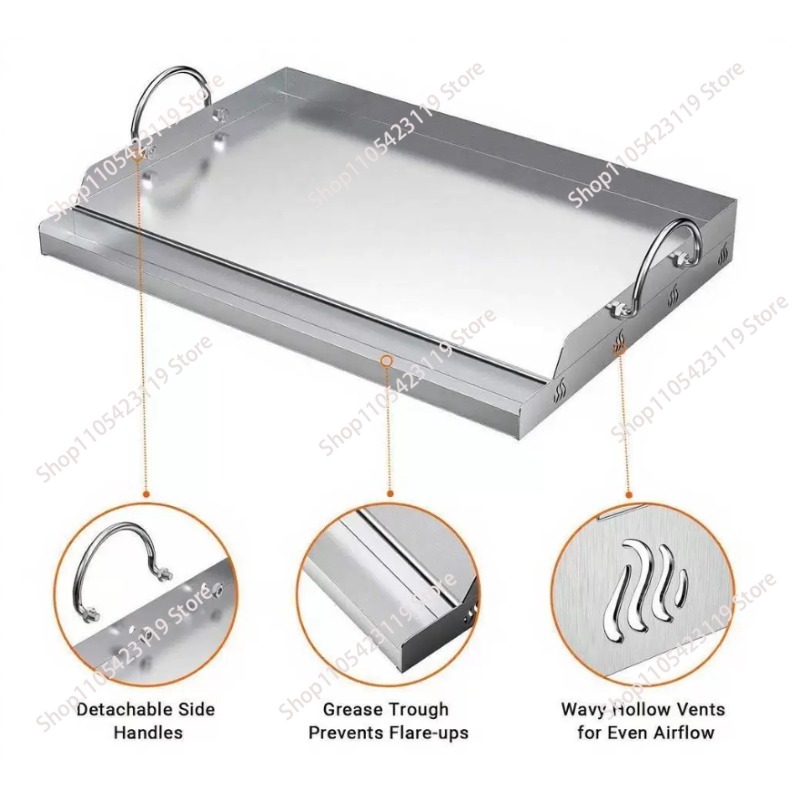 Stainless Steel Griddle BBQ To - đánh giá và giá Camping Cooking Flat Top