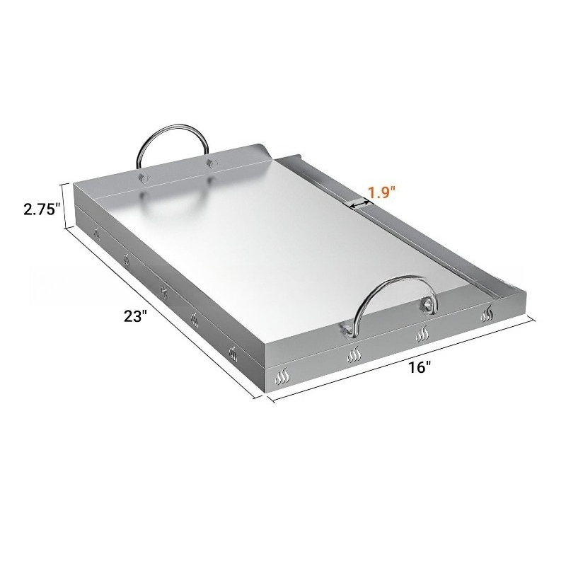 Stainless Steel Griddle BBQ To - đánh giá và giá Camping Cooking Flat Top
