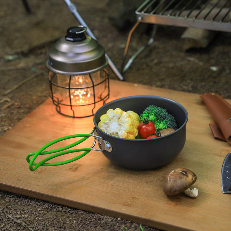 Camping Cookware Set, Ultra Li - đánh giá và giá Camping Cooking Set Compact