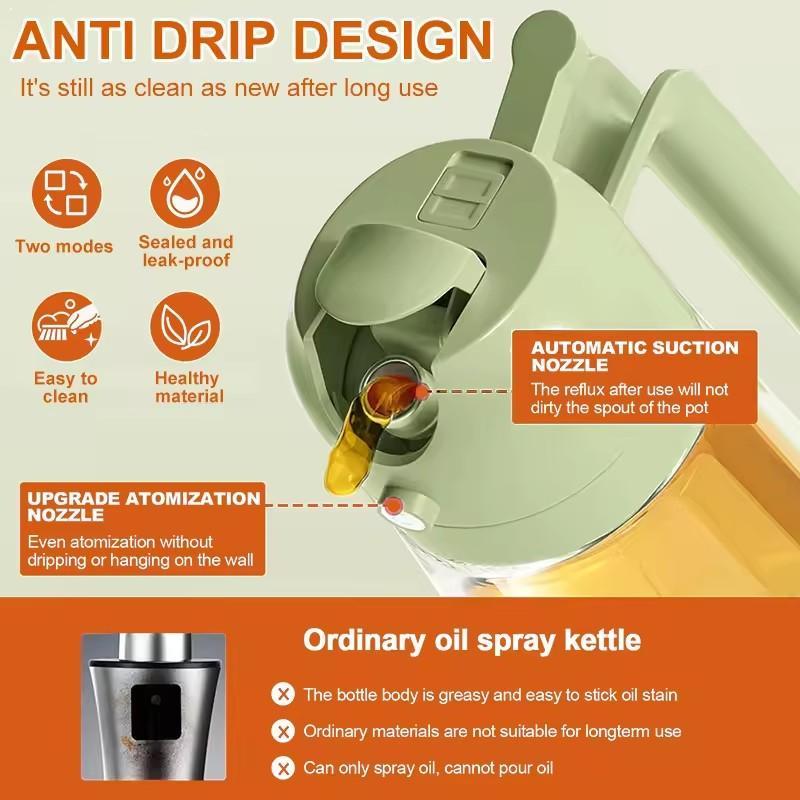 2-in-1 Sprayer Pourer Oil Empt - đánh giá và giá Camping Cooking Oil Container